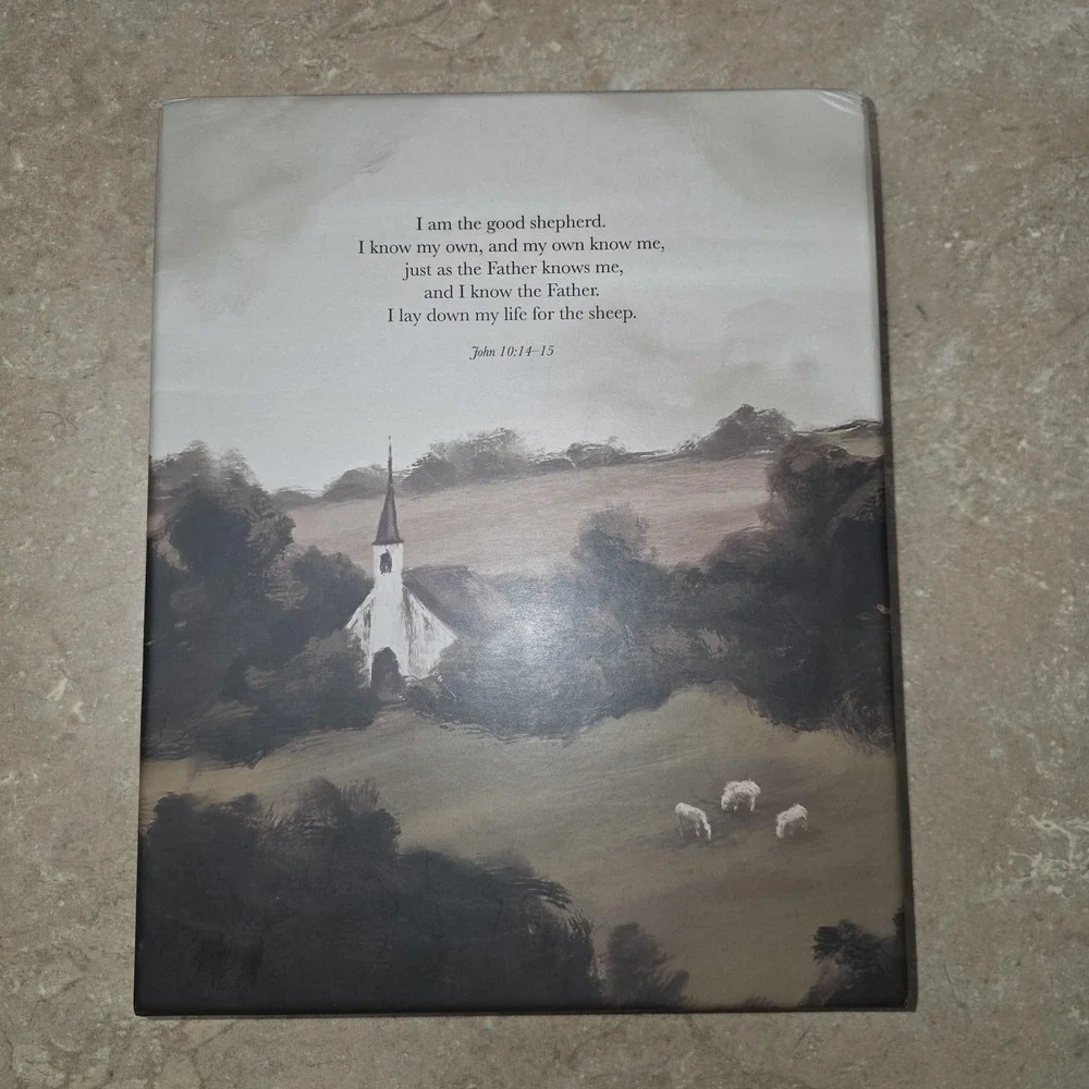 The Daily Grace Co. Good Shepherd 1000 Piece Jigsaw Puzzle Church Scene Brown